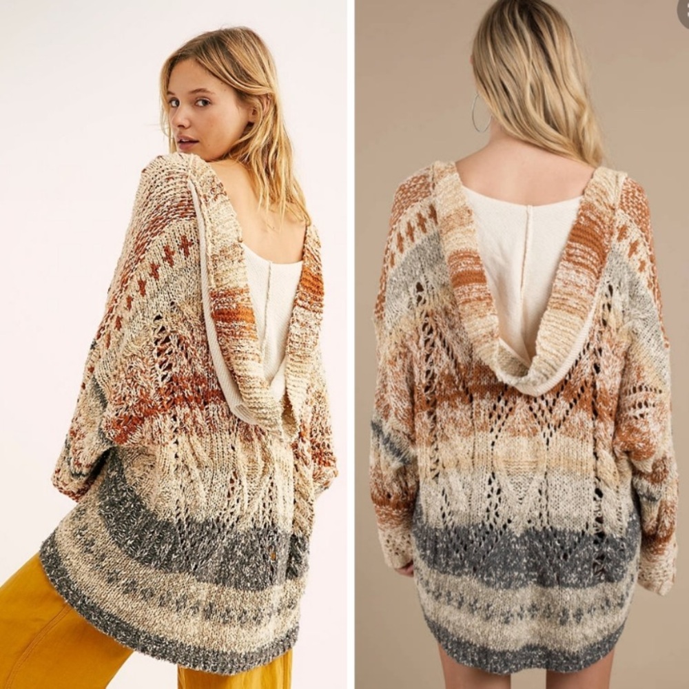 Free People Multicolor Knit Sweater